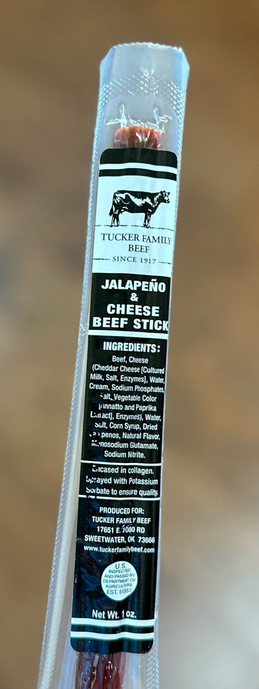 Tucker Family Beef - Jalapeno Cheese Beef Sticks - 50-stick pack